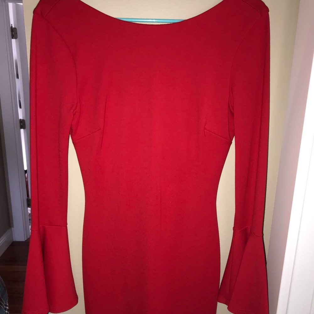 Red Lulus dress